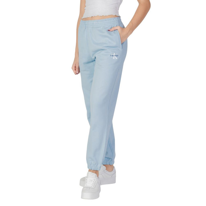 Calvin Klein Jeans Blue Cotton Joggers (workout Pants)