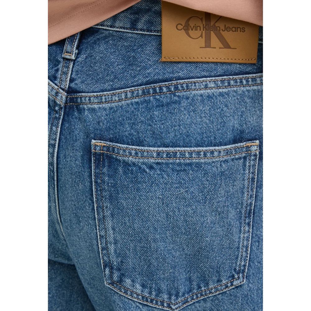 Calvin Klein Jeans Blue Cotton Mom