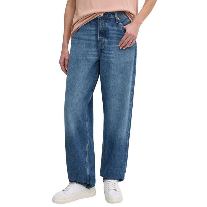 Calvin Klein Jeans Blue Cotton Mom