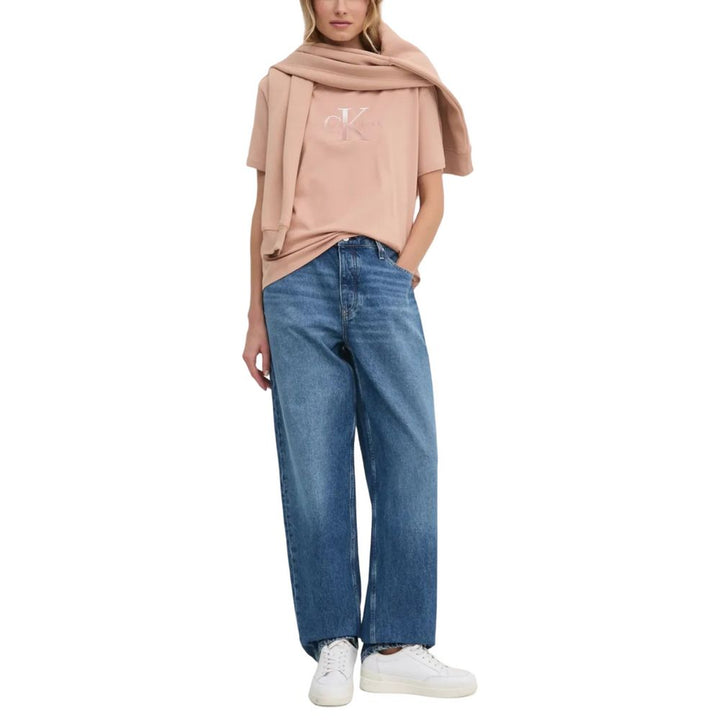 Calvin Klein Jeans Blue Cotton Mom