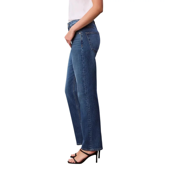 Calvin Klein Jeans Blue Cotton Mom