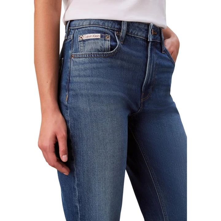 Calvin Klein Jeans Blue Cotton Mom