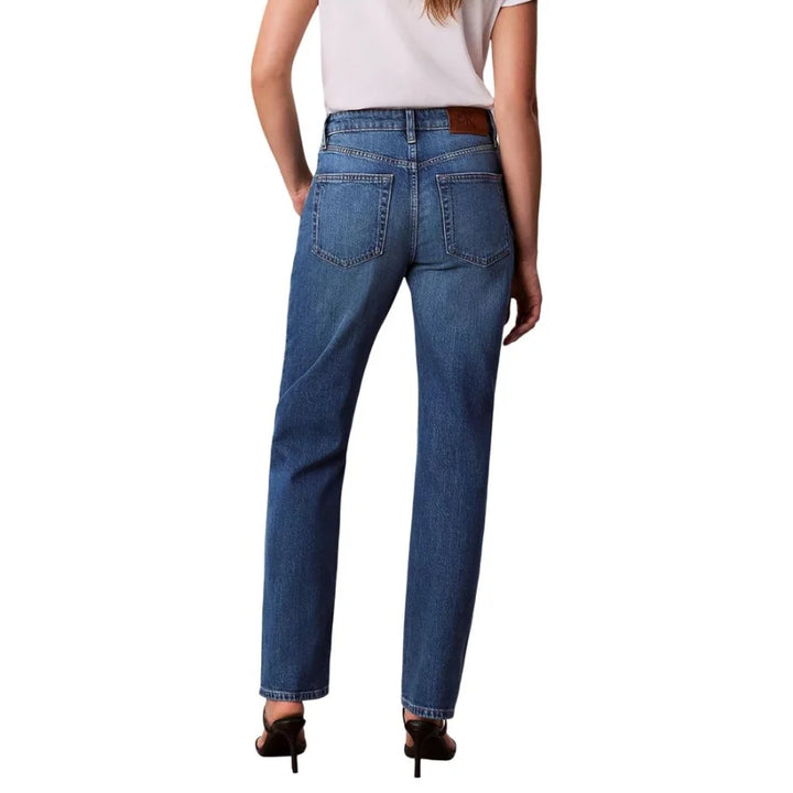 Calvin Klein Jeans Blue Cotton Mom