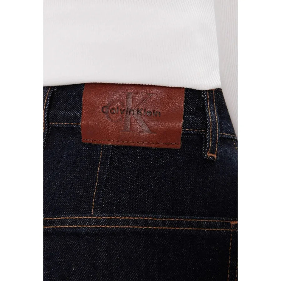 Calvin Klein Jeans Blue Cotton Mom
