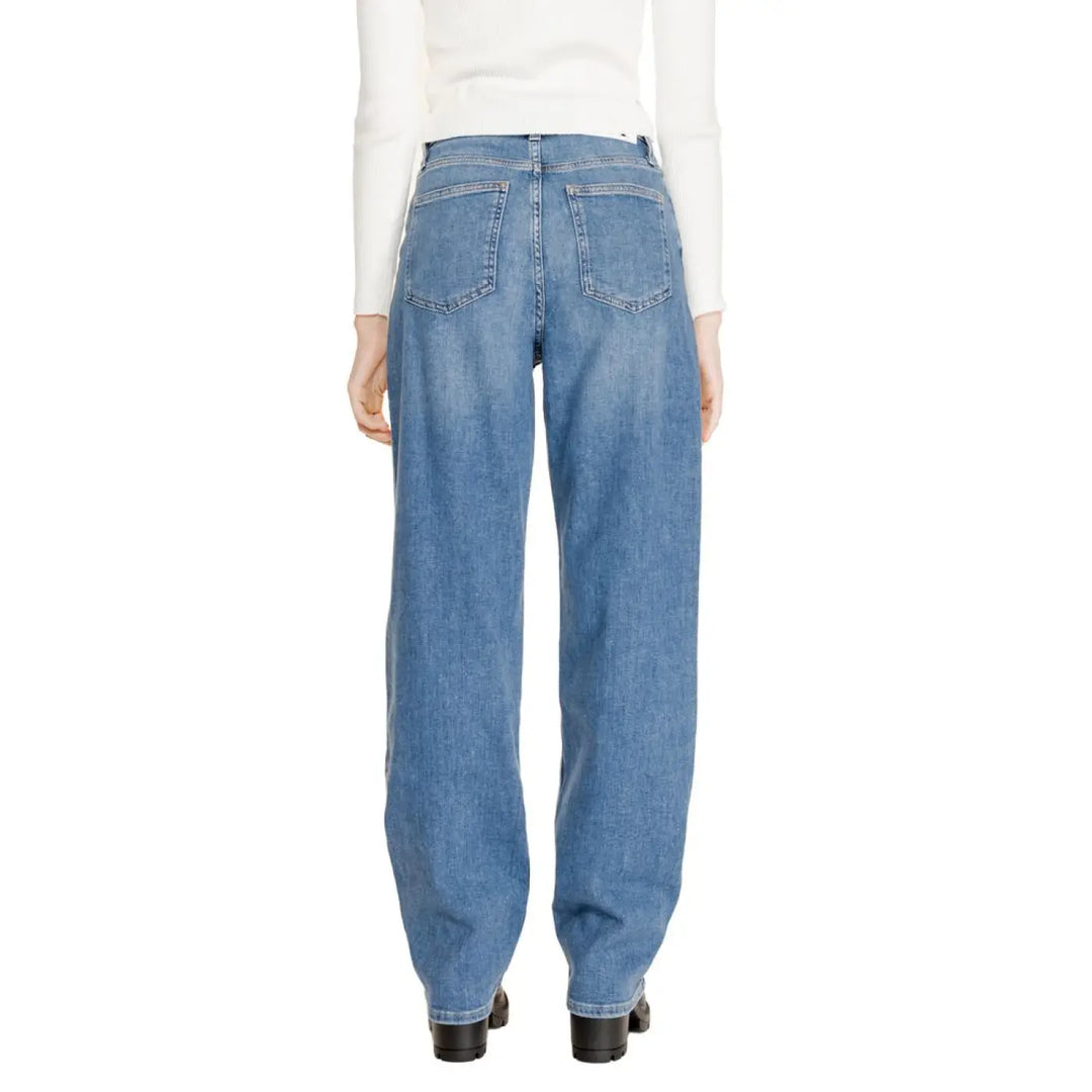 Calvin Klein Jeans Blue Cotton Relaxed Fit