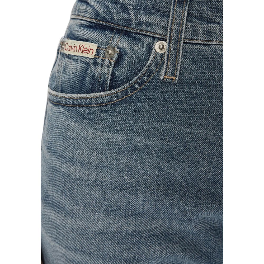 Calvin Klein Jeans Blue Cotton Skinny