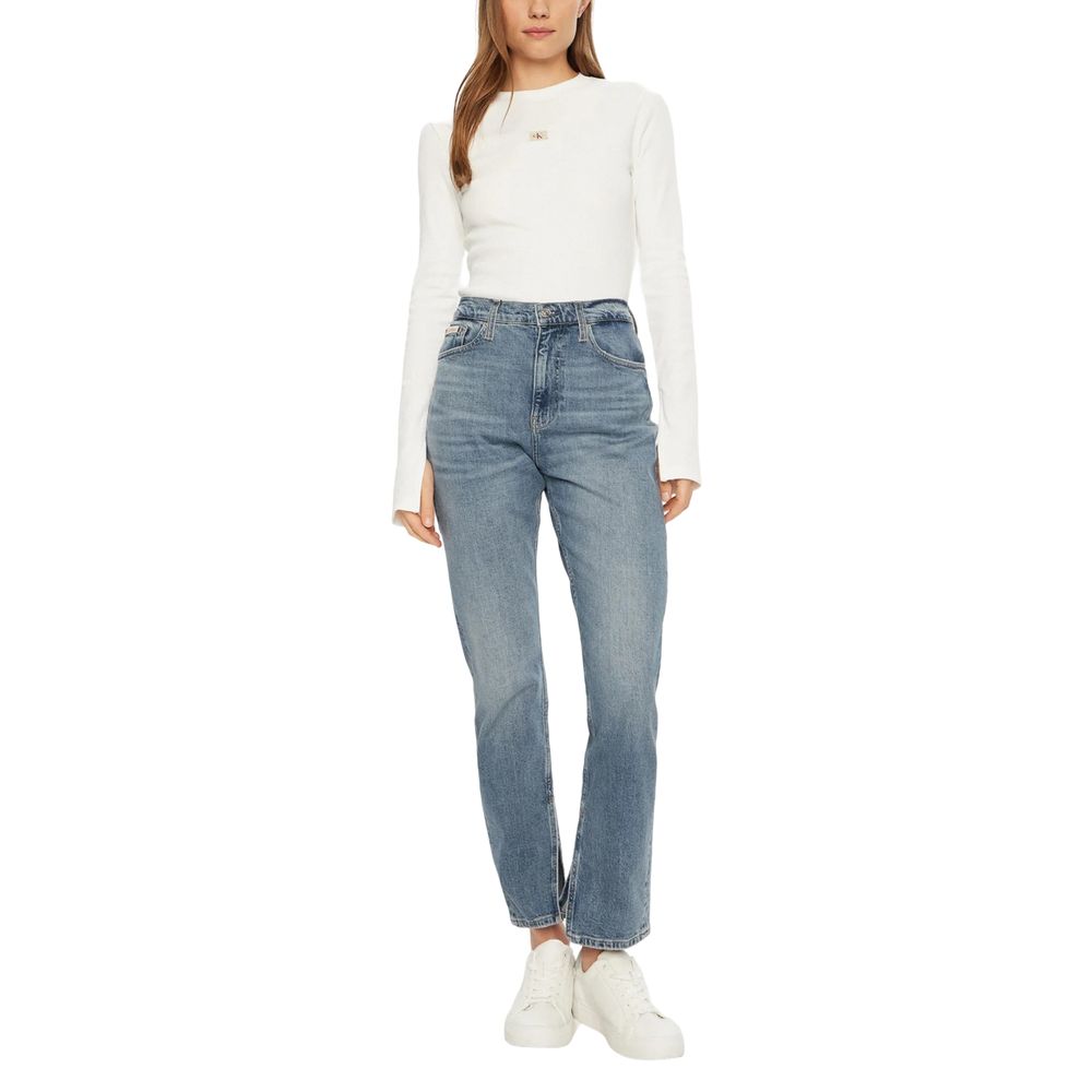 Calvin Klein Jeans Blue Cotton Skinny