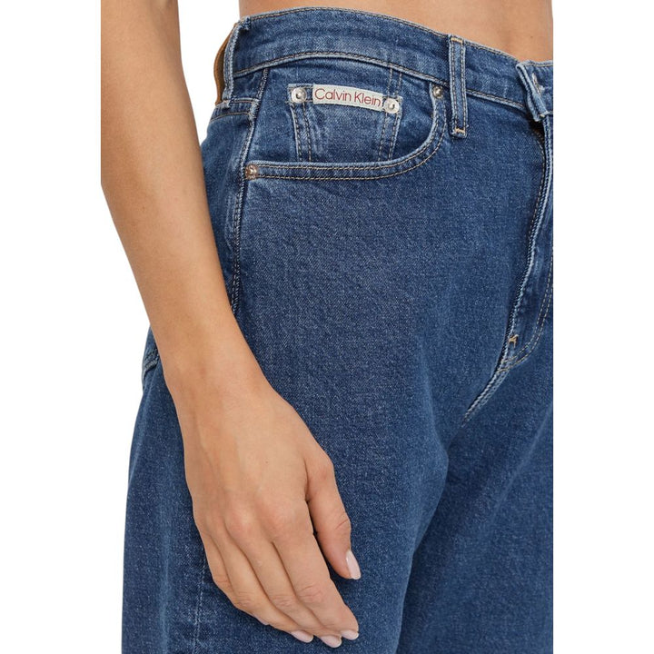 Calvin Klein Jeans Blue Cotton Skinny