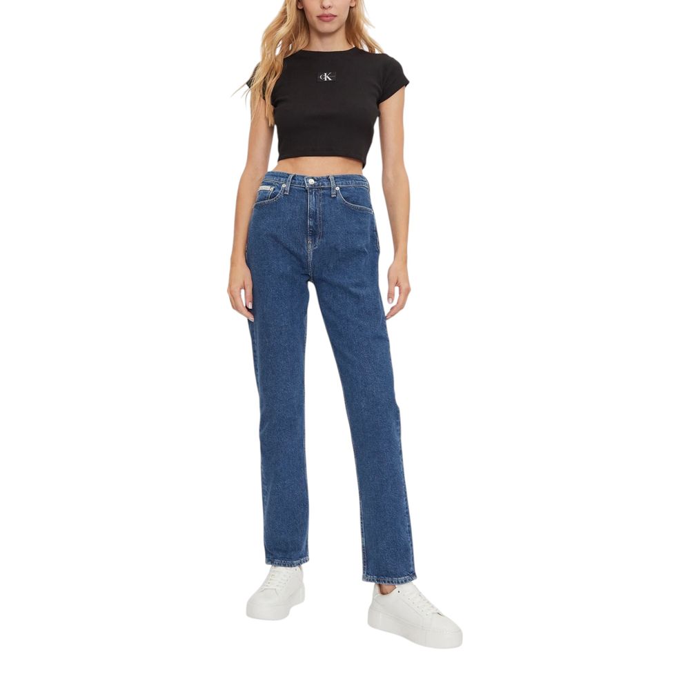 Calvin Klein Jeans Blue Cotton Skinny