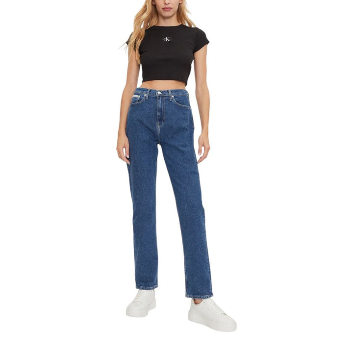 Calvin Klein Jeans Blue Cotton Skinny