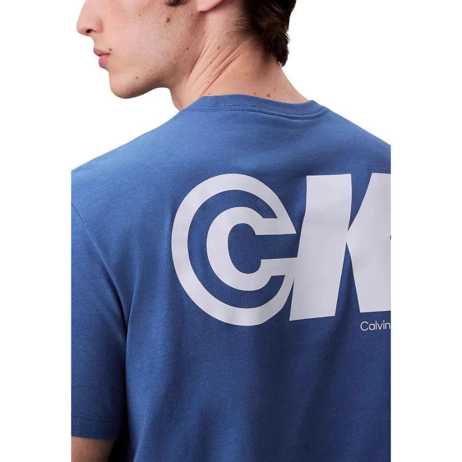Calvin Klein Jeans Blue Cotton T-Shirt