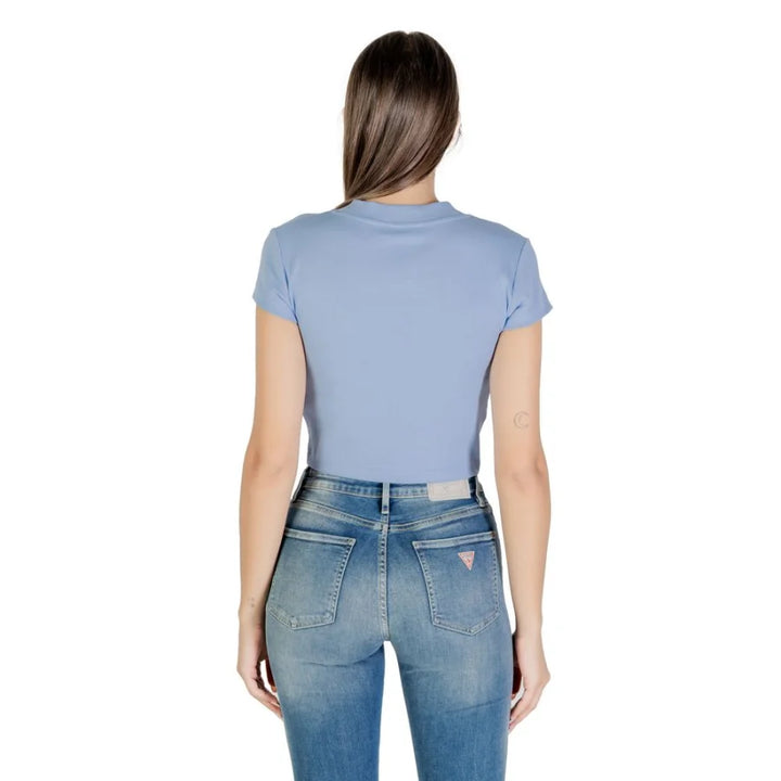 Calvin Klein Jeans Blue Cotton T-Shirt