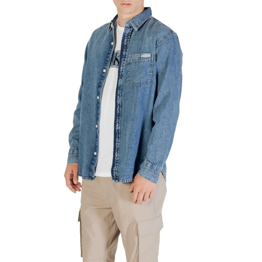 Calvin Klein Jeans Blue Denim Shirt