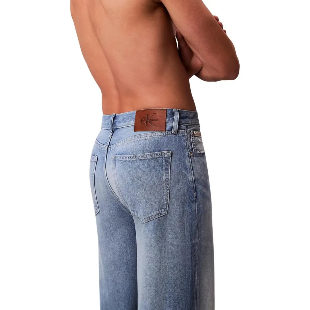 Calvin Klein Jeans Blue Lyocell Relaxed Fit