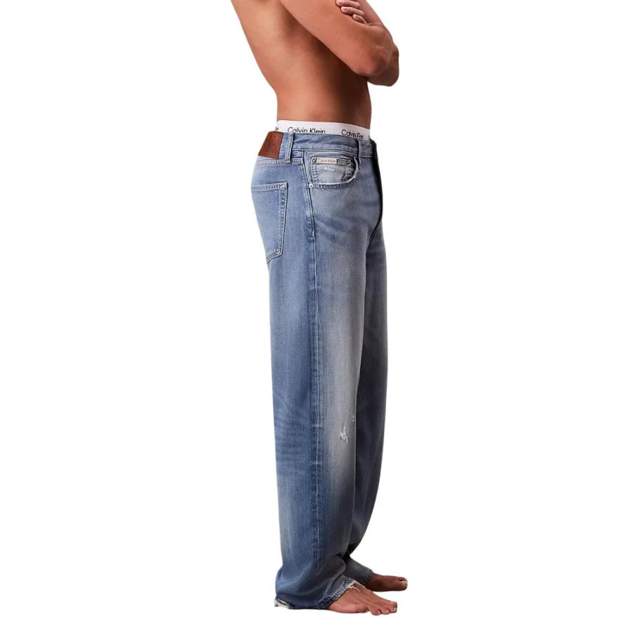 Calvin Klein Jeans Blue Lyocell Relaxed Fit