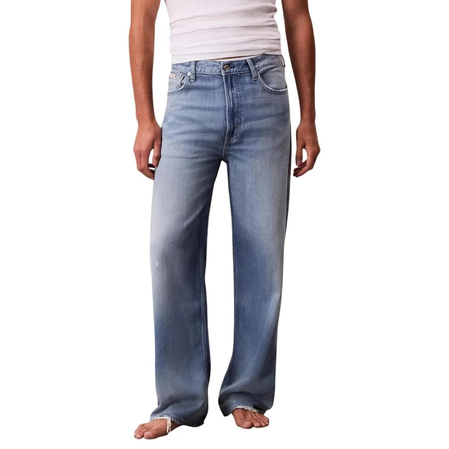 Calvin Klein Jeans Blue Lyocell Relaxed Fit