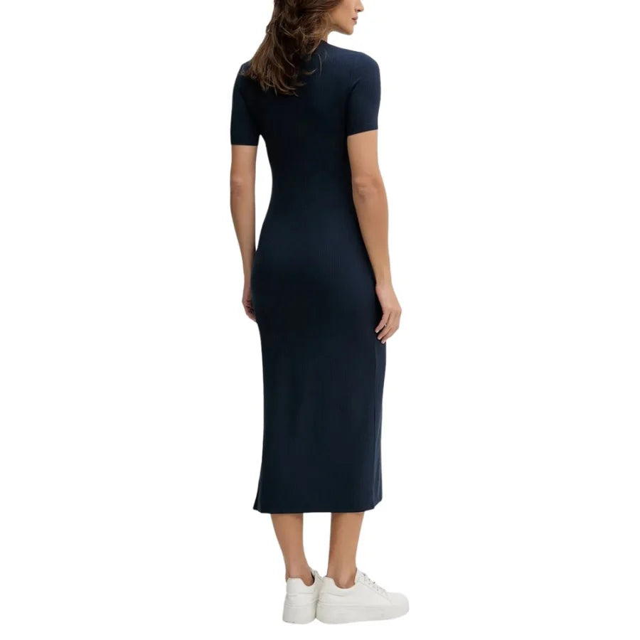 Calvin Klein Jeans Blue Modal Long Dress