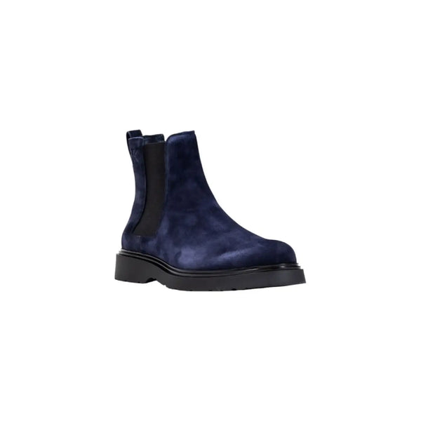 Calvin Klein Jeans Blue Suede Leather Chelsea Boots