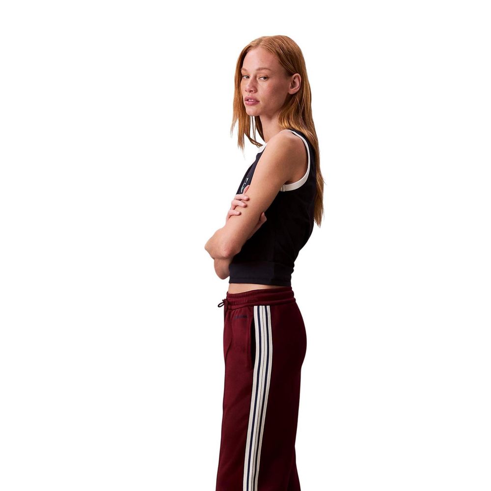 Calvin Klein Jeans Bordeaux Cotton Joggers (workout Pants)