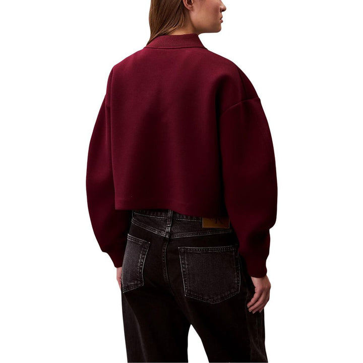 Calvin Klein Jeans Bomber Jackets - Bordeaux Viscose