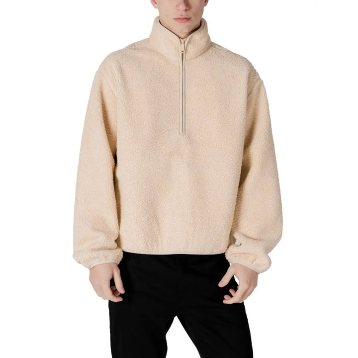 Calvin Klein Jeans Cream Recycled Polyester Shell Jacket