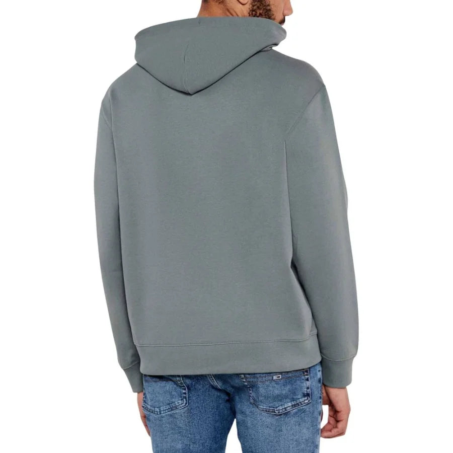 Calvin Klein Jeans Gray Cotton Hoodie