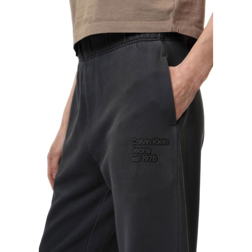 Calvin Klein Jeans Gray Cotton Joggers (workout Pants)