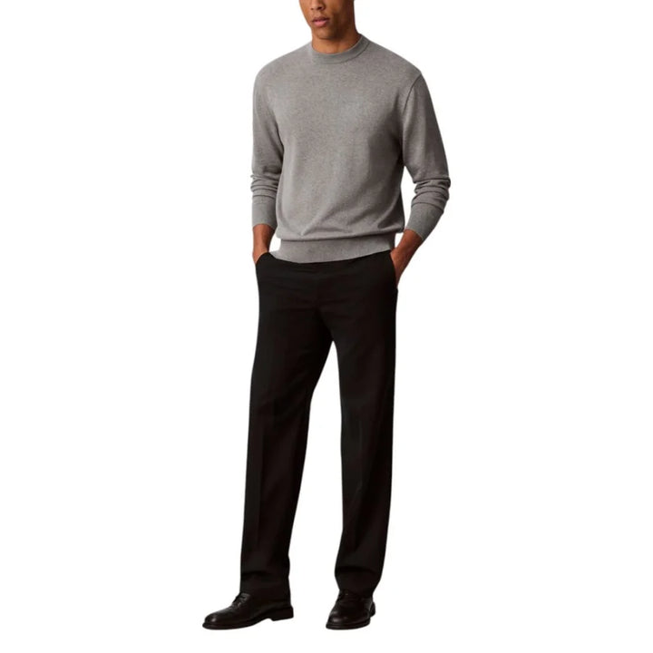 Calvin Klein Jeans Gray Cotton Sweatshirt