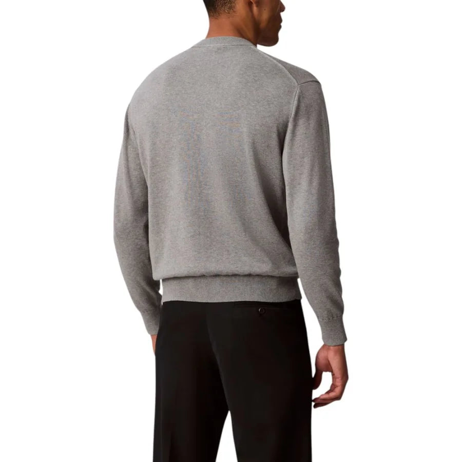 Calvin Klein Jeans Gray Cotton Sweatshirt