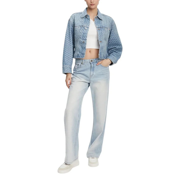 Calvin Klein Jeans Light Blue Cotton Denim Jacket