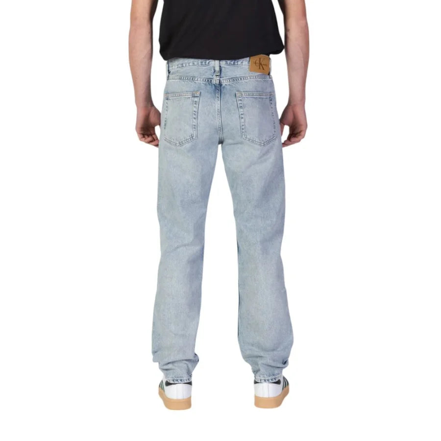 Calvin Klein Jeans Light Blue Organic Cotton Relaxed Fit