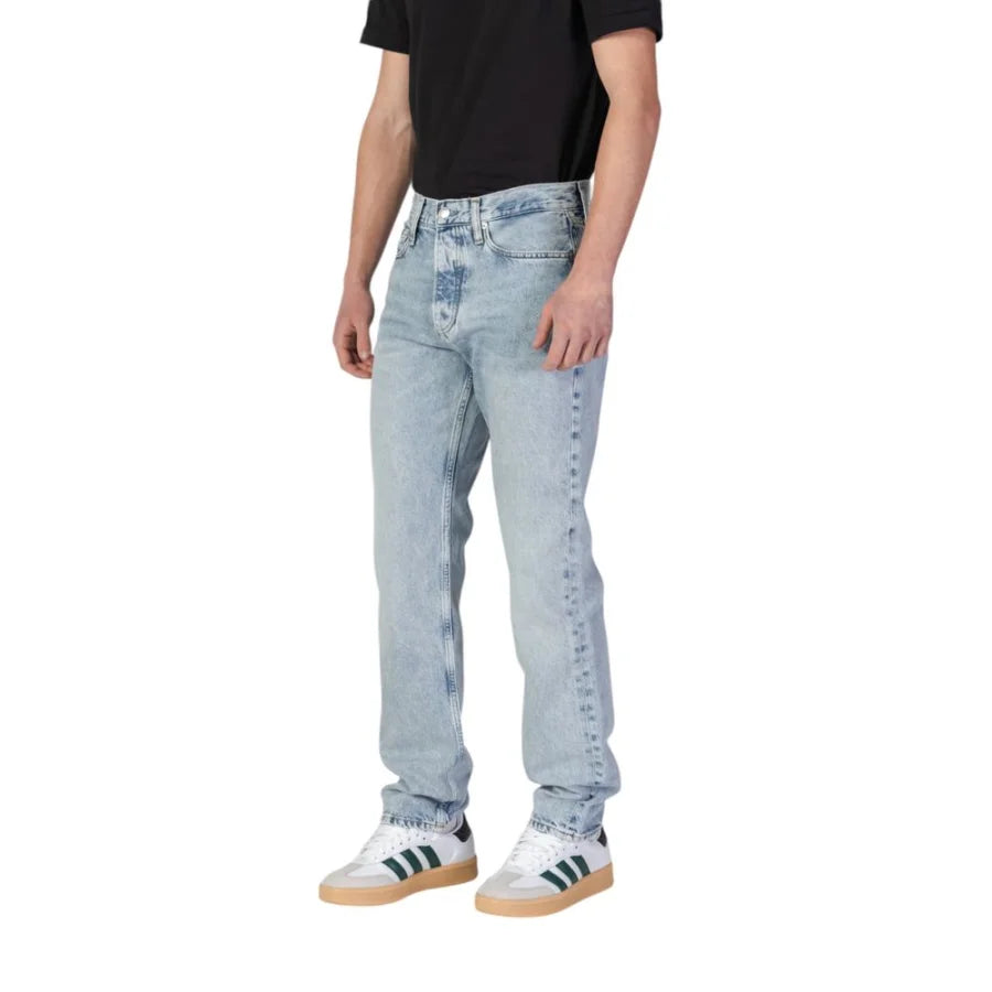 Calvin Klein Jeans Light Blue Organic Cotton Relaxed Fit