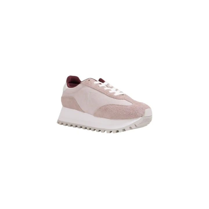 Calvin Klein Jeans Purple Leather Low Top Sneakers