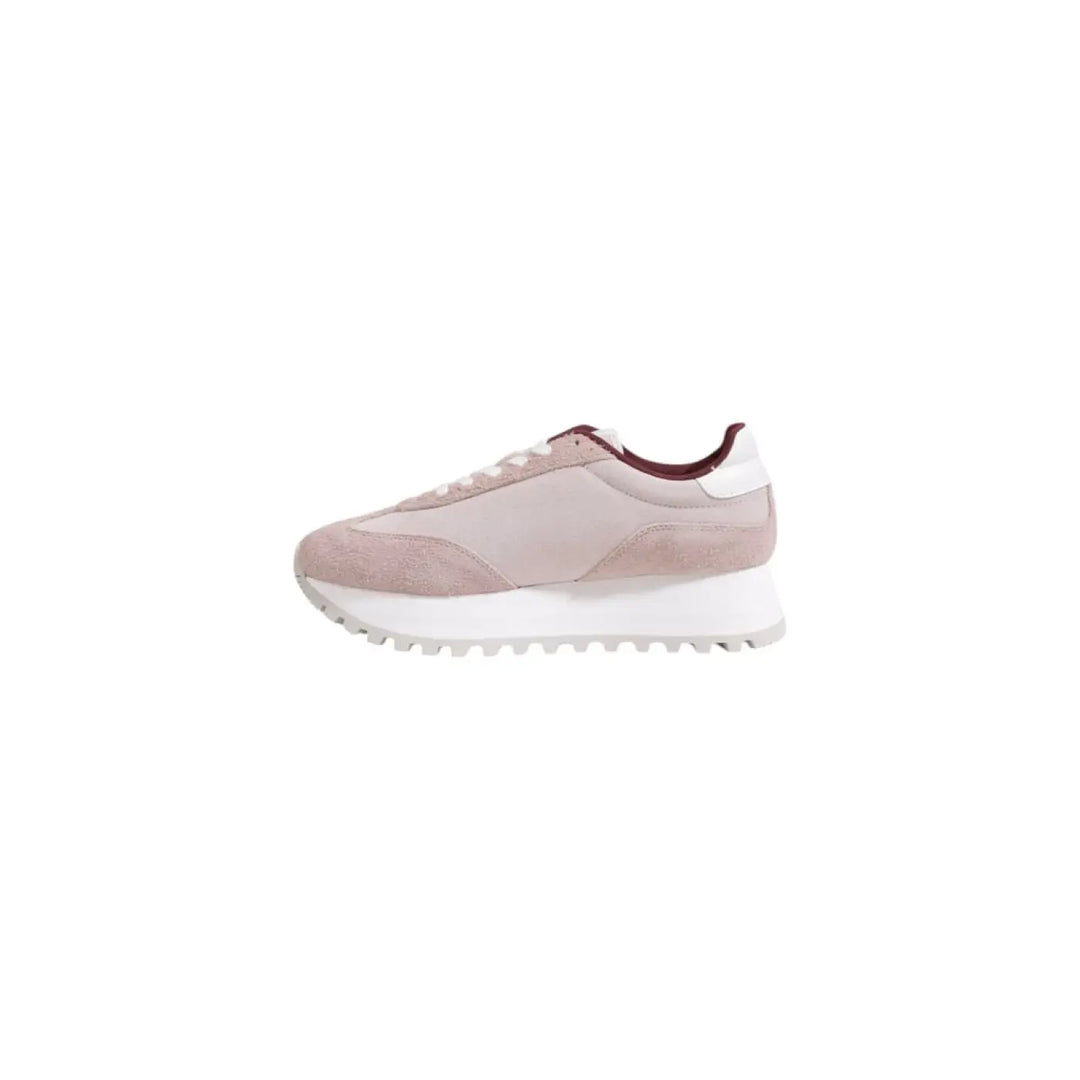 Calvin Klein Jeans Purple Leather Low Top Sneakers