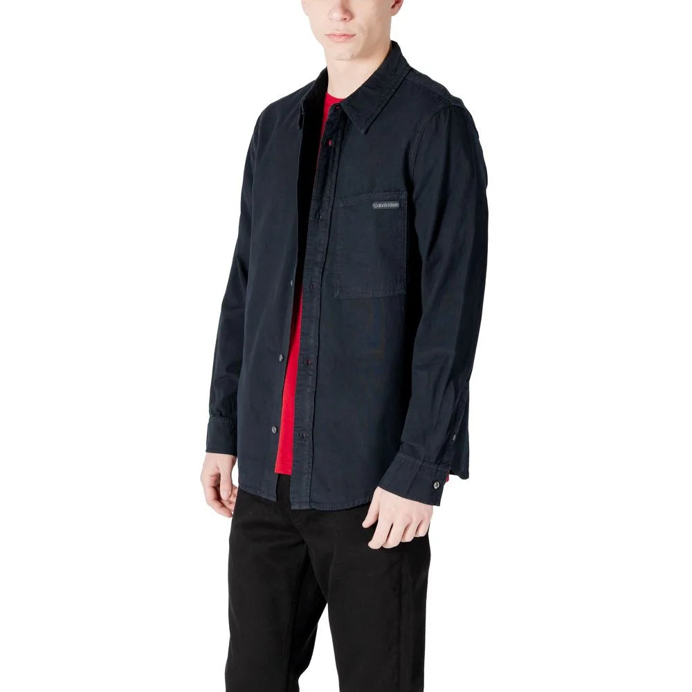Calvin Klein Jeans Regular Chambray Shirt for Men 100 Percent Cotton