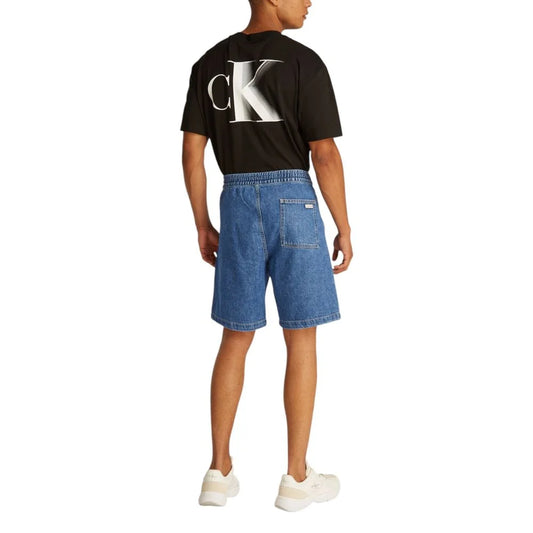 Calvin Klein Jeans Relaxed Denim Bermuda Shorts for Men Summer Comfort