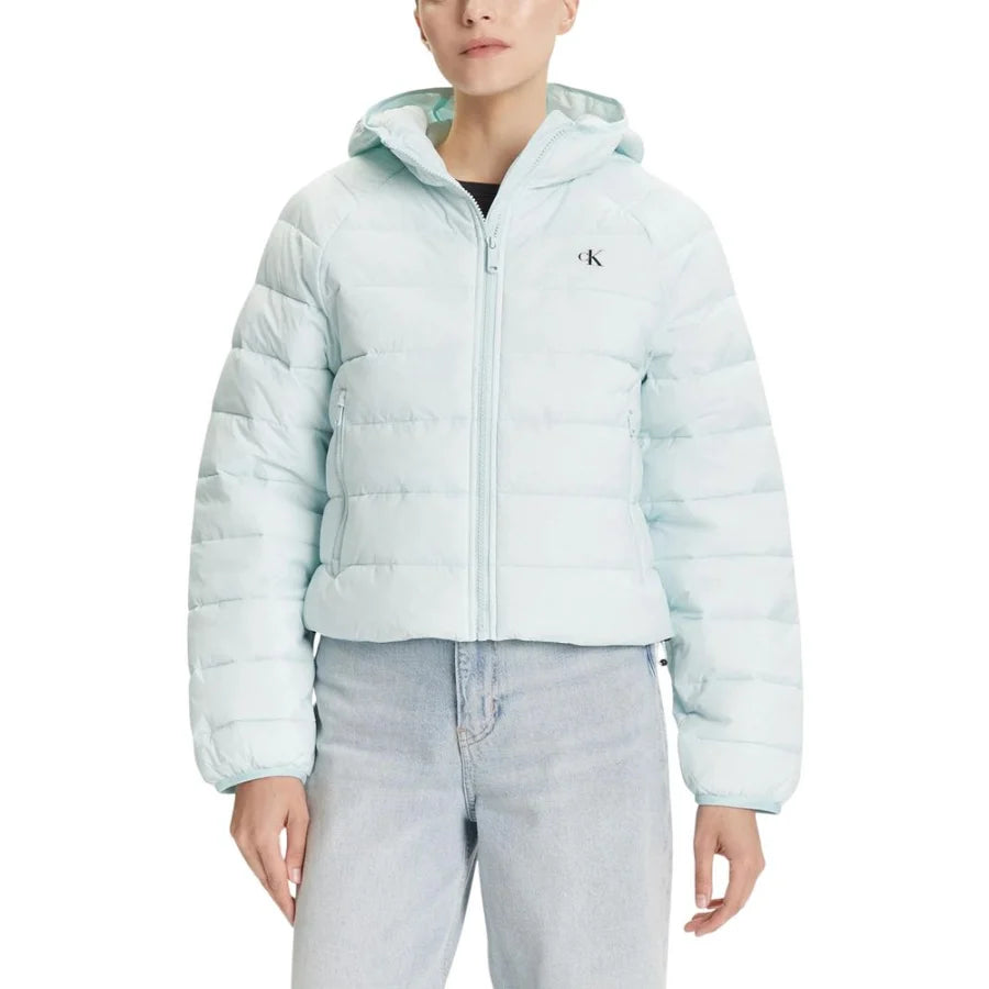 Calvin Klein Jeans Turquoise Polyamide Shell Jacket