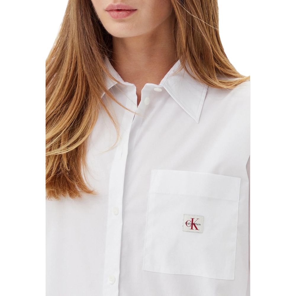 Calvin Klein Jeans Shirts - Women’s White Cotton Blouse