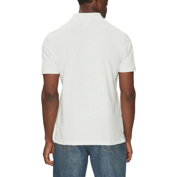 Calvin Klein Jeans White Cotton Polo Shirt