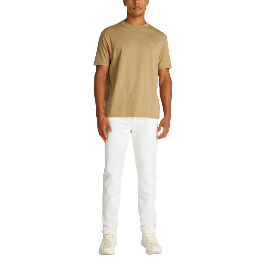 Calvin Klein Jeans White Cotton Skinny