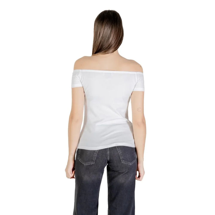 Calvin Klein Jeans White Cotton T-Shirt