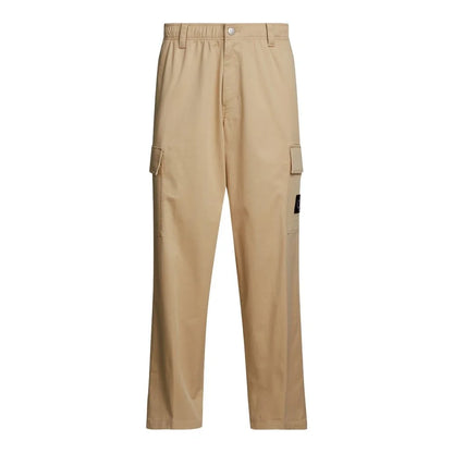 Calvin Klein Men Trousers Fall Winter Beige Style
