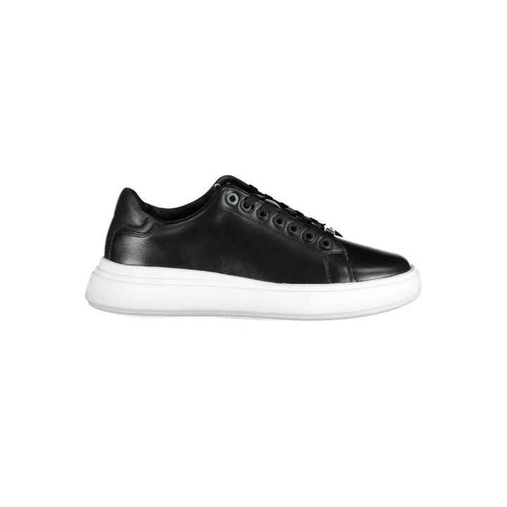 Calvin Klein Nero Pelle Donna Sneaker