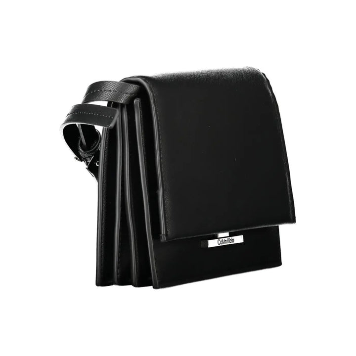 Calvin Klein Nero Poliuretano Woman Shoulder Bag