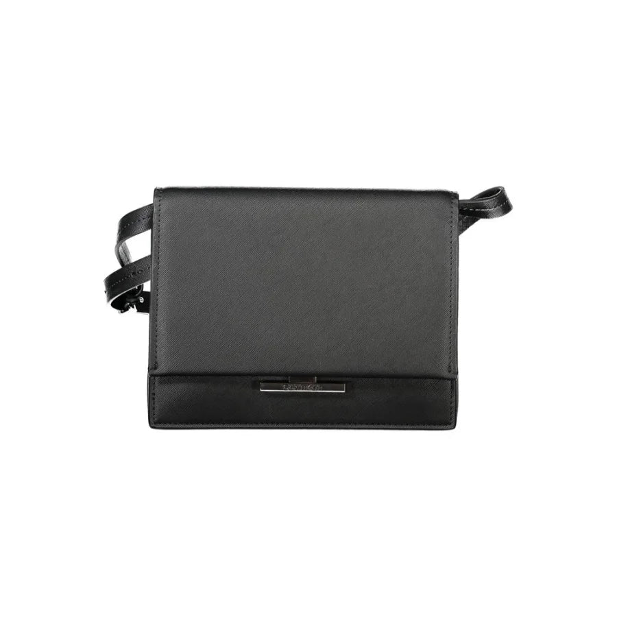 Calvin Klein - Nero Poliuretano Woman Shoulder Bag