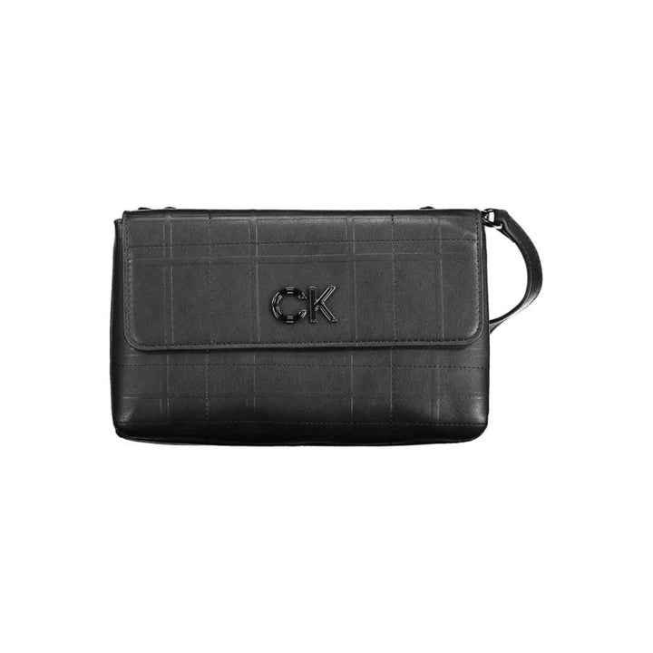 Calvin Klein Nero Polyester Women Shoulder Bag