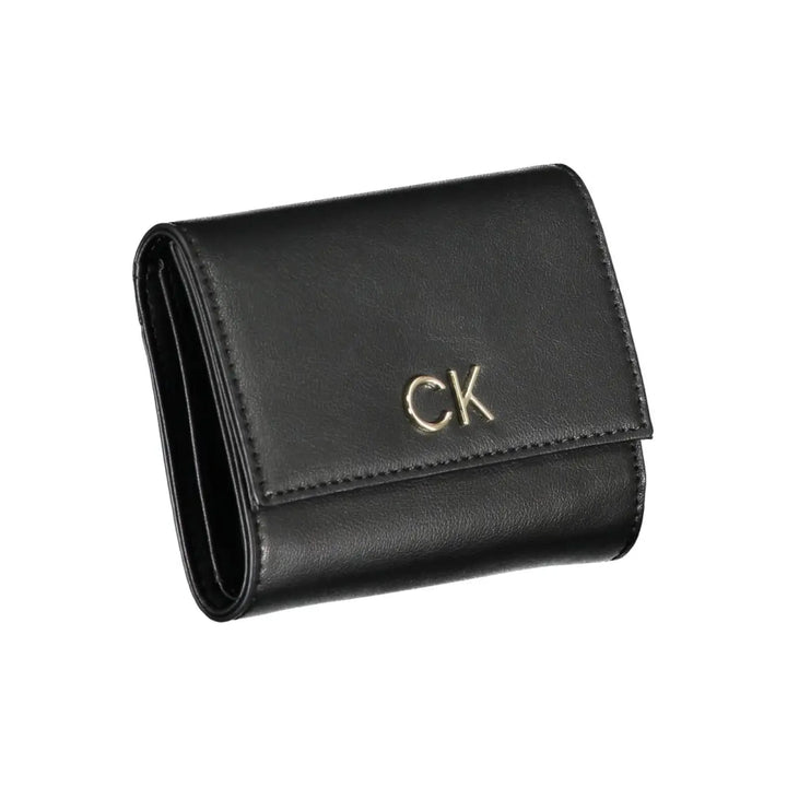Calvin Klein Nero Polyurethane Women Wallet