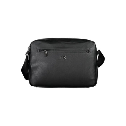 Calvin Klein Nero Recycled Polyester Men Briefcase