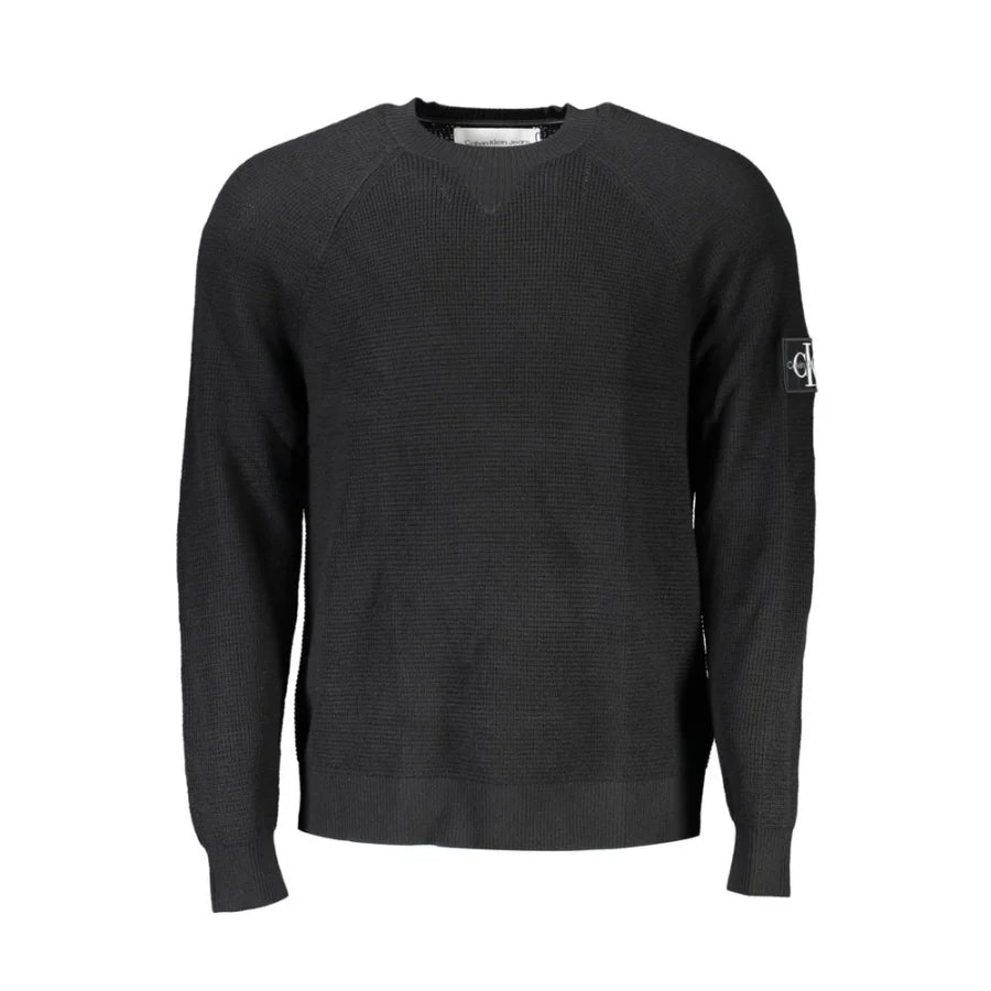 Calvin Klein Nero Wool Mens Sweater