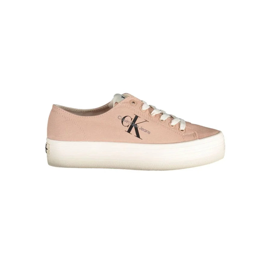 Calvin Klein Rosa Cotton Women Sneaker